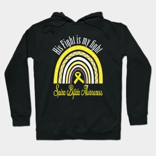 His fight is my fight spina bifida awareness gift Hoodie